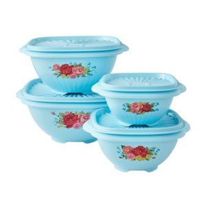 COPY - COPY - The Pioneer Woman 8-Piece Food Storage Set, Sweet Rose